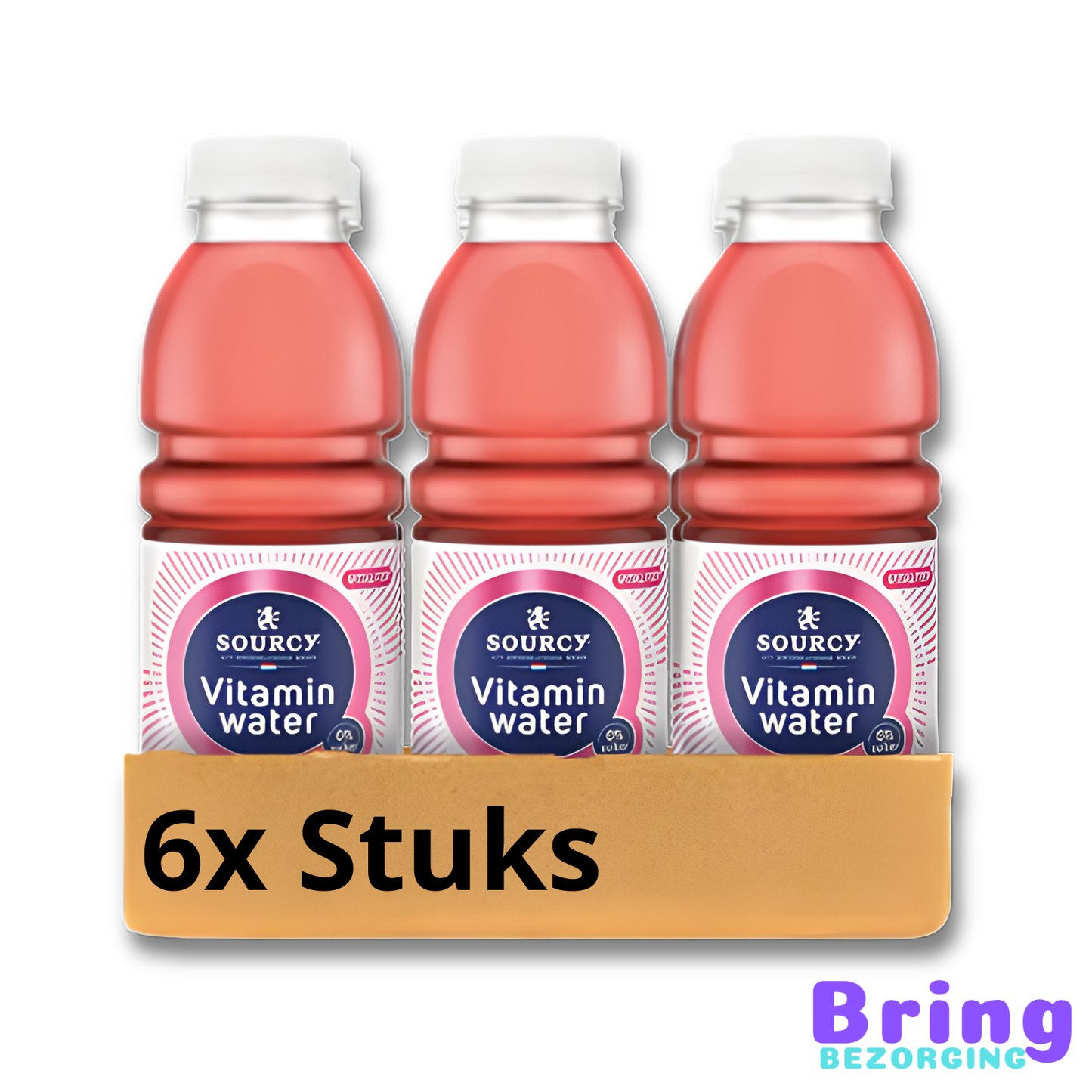 Sourcy Vitamin Water Framboos Granaatappel 500ml