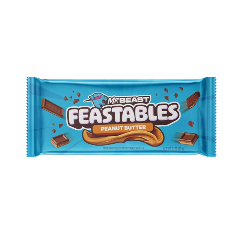 Mr Beast Feastables Peanut Butter