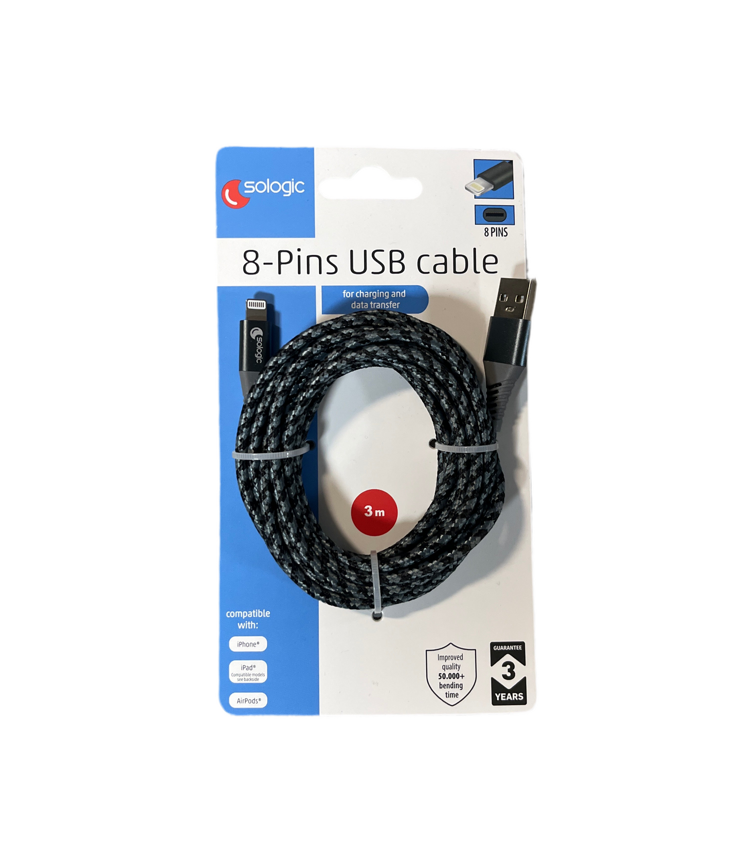 8-Pins Usb Cable