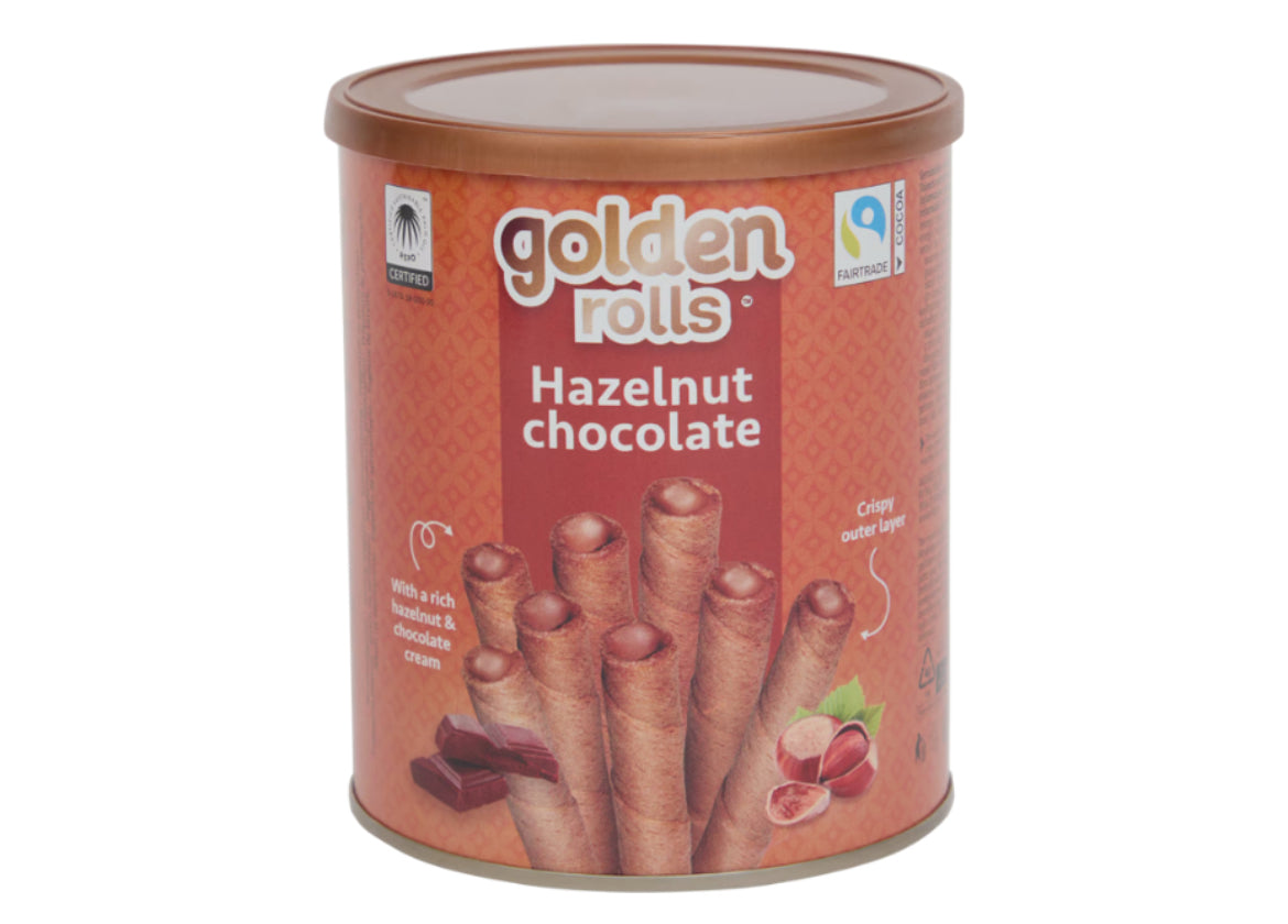 Golden Rolls Hazelnut Chocolate
