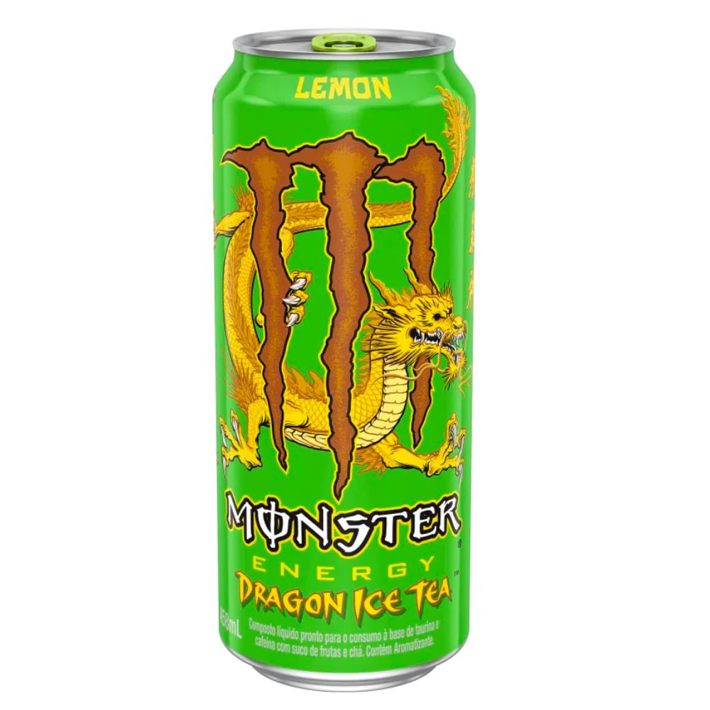 Monster lemon dragon ice tea
