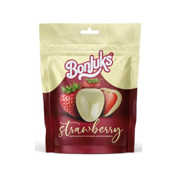 Bonjuks Strawberry White Chocolate Coated