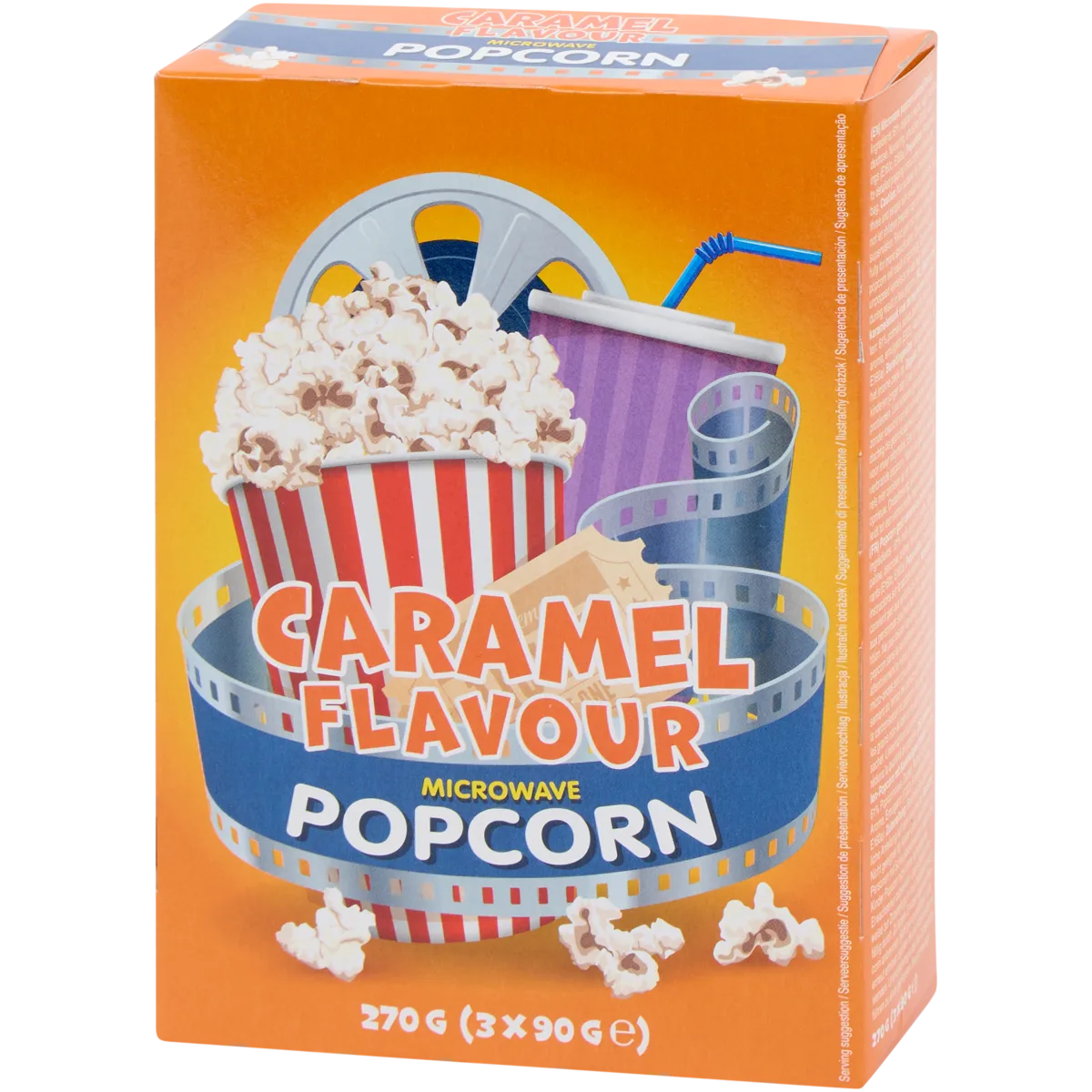 Caramel Flavour Microwave Popcorn