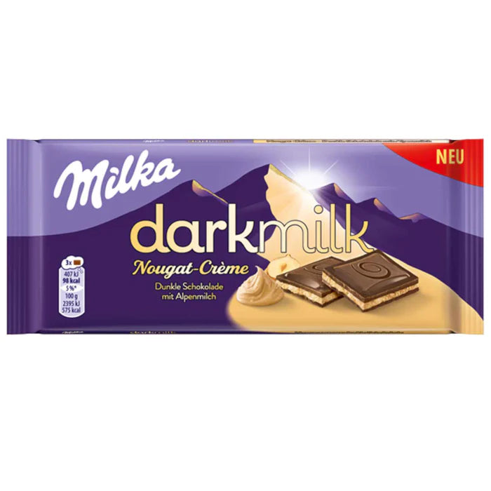 Milka Dark Milk Nougat Crème 85g