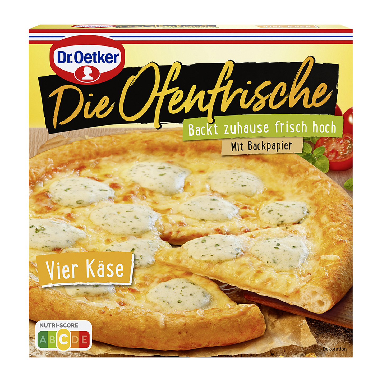 Dr Oetker Die offenfrische vier kase