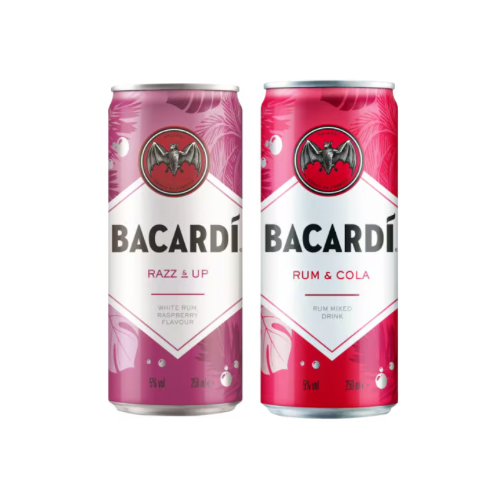 Bacardi Razz & Rum 2x 250ml