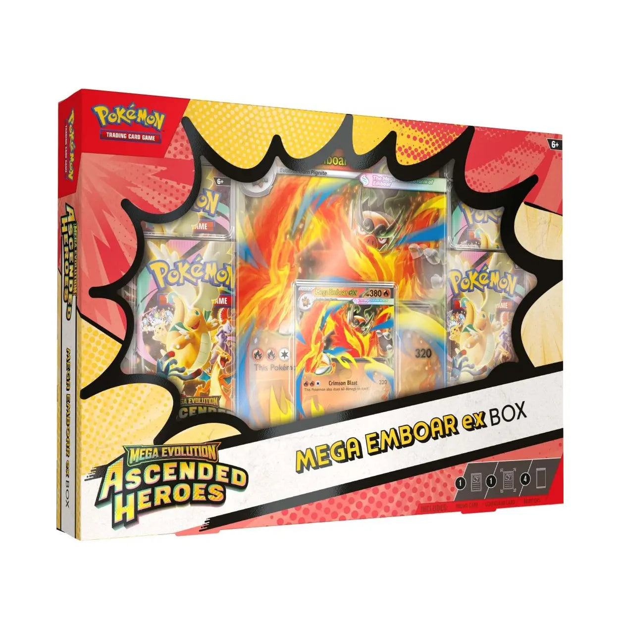 Pokémon Mega Emboar ex Box
