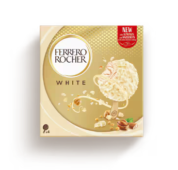 Ferrero Rocher Ijs White