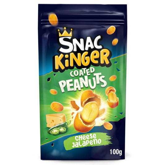SnacKinger Coated Peanuts Cheese Jalepeno 100g