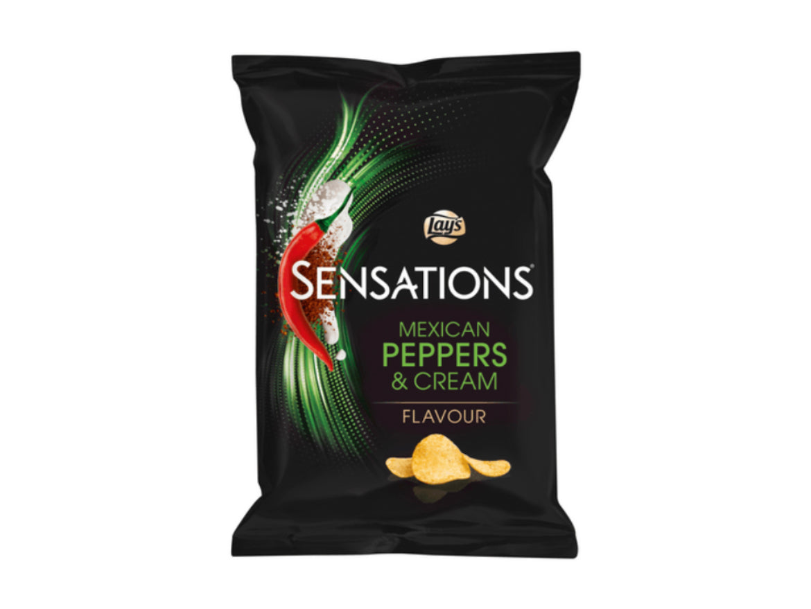 Lay’s Sensations Mexican Peppers & Cream