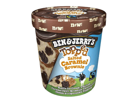 Ben & Jerry’s Salted Caramel Brownie Topped