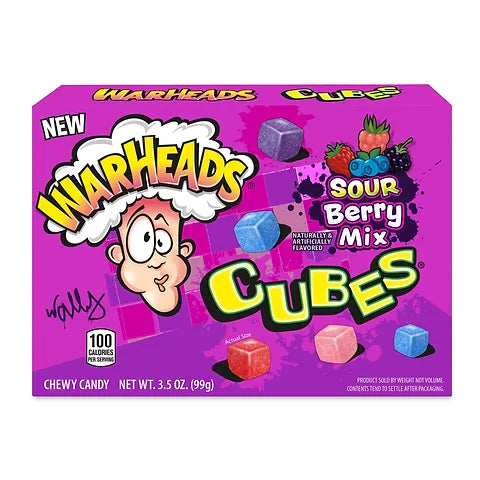 Warheads Cubes Sour Berry Mix