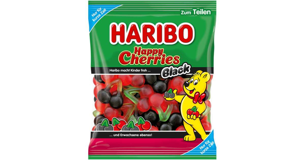 Haribo Happy Cherries Black
