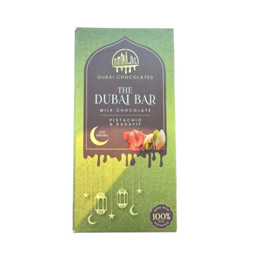 Dubai Bar Milk Chocolate (220g)