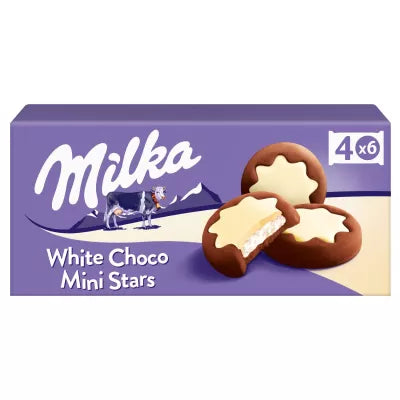 Milka White Choco Mini Stars