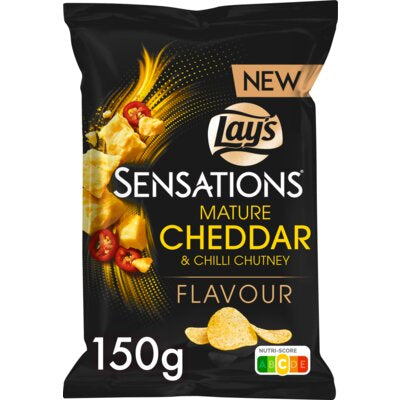 Lay’s Sensations Mature Cheddar & Chilli Chutney