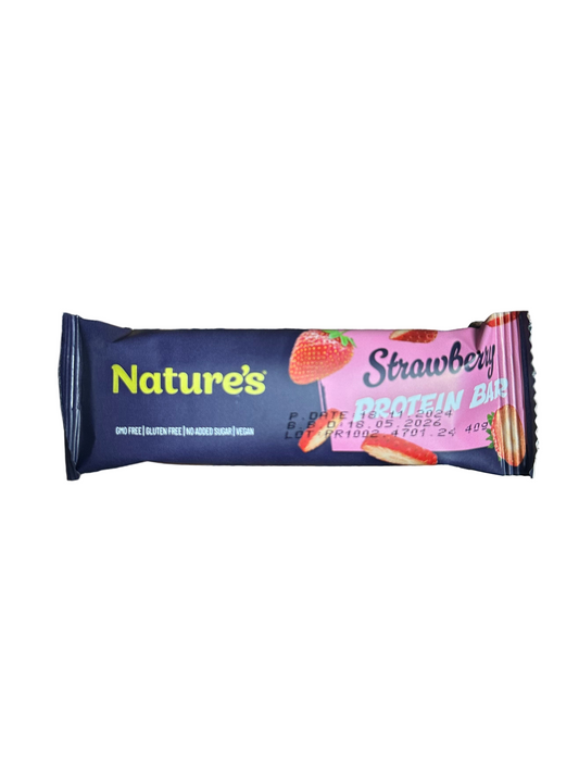 Nature’s Strawberry Protein Bar