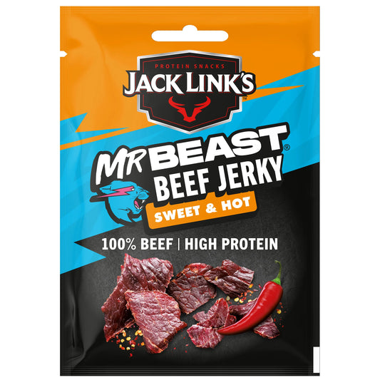 Jack Link’s Mr Beast Beef Jerky Protein Sweet & Hot
