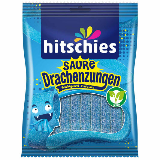 Hitschies Zure Draken Tongen Blauw