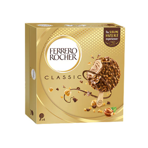 Ferrero Rocher Ice Cream 4 Stuks