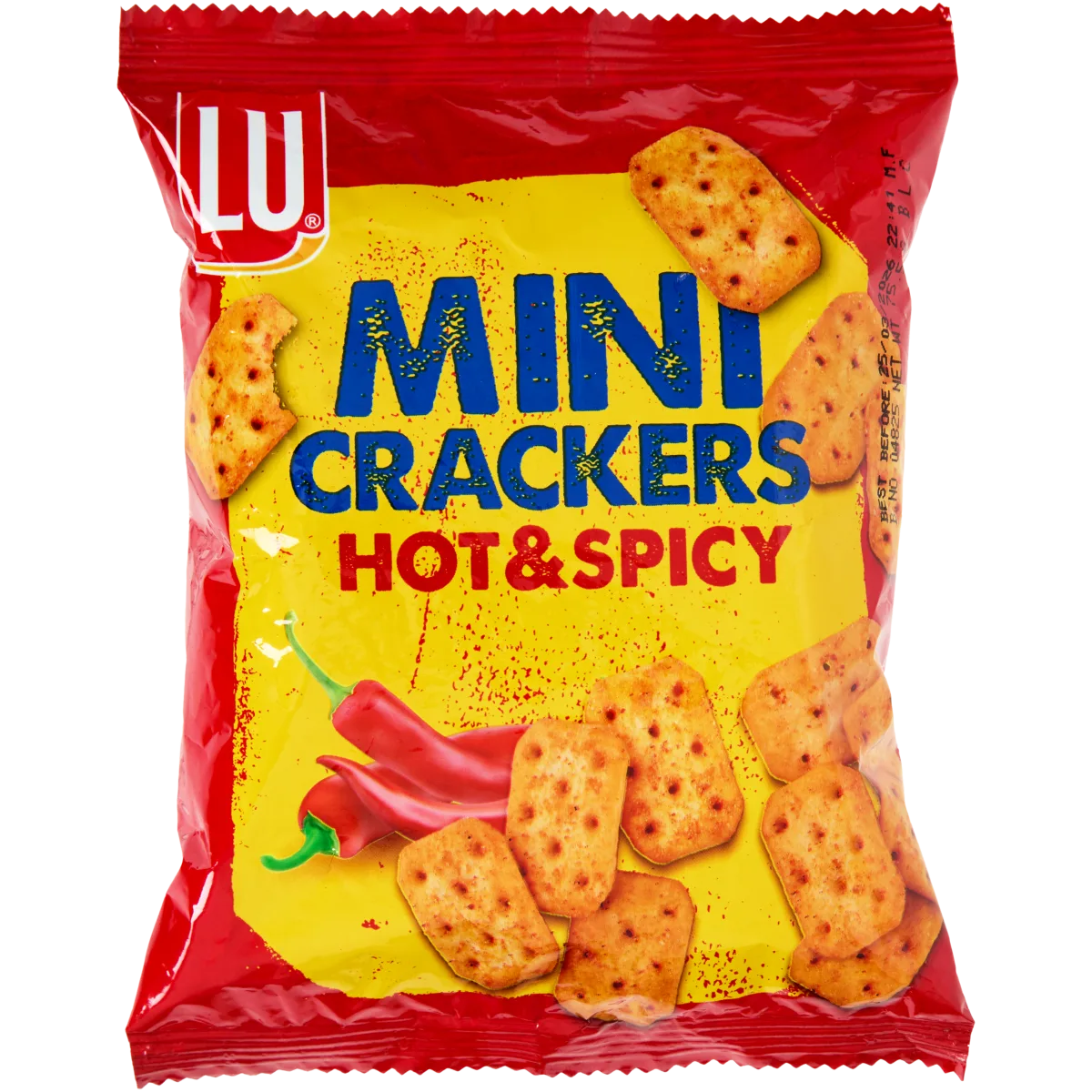 LU mini crackers hot & spicy