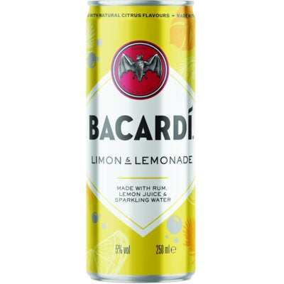 Bacardi Lemonade 250ml 5%