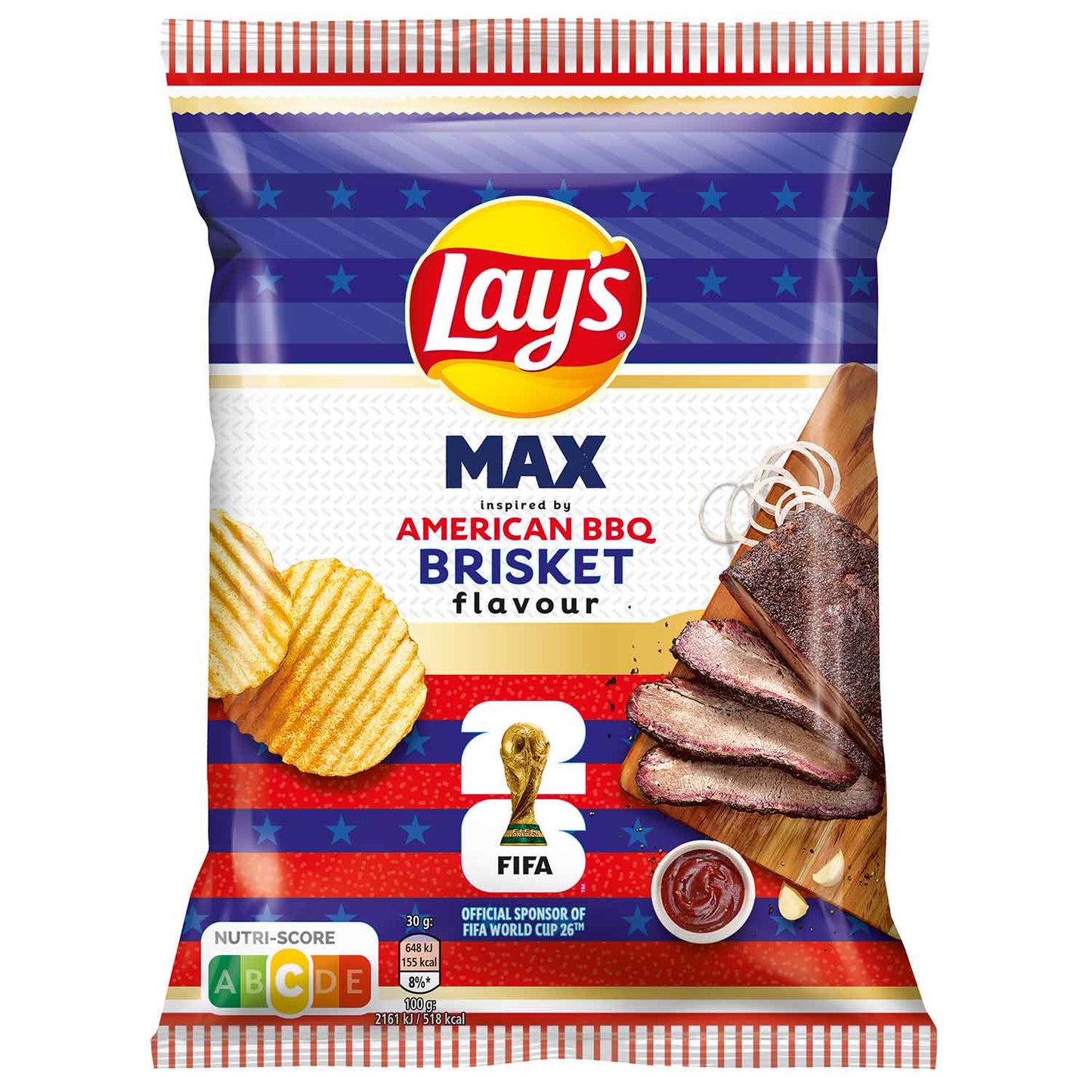 Lay’s Max American BBQ Brisket 110g