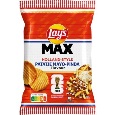 Lay’s max patatje mayo-pinda 185 g