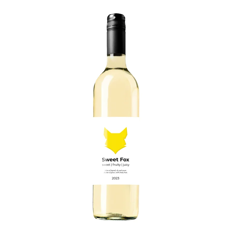 Sweet Fox (Pink Fox) Zoet Wit 750ml