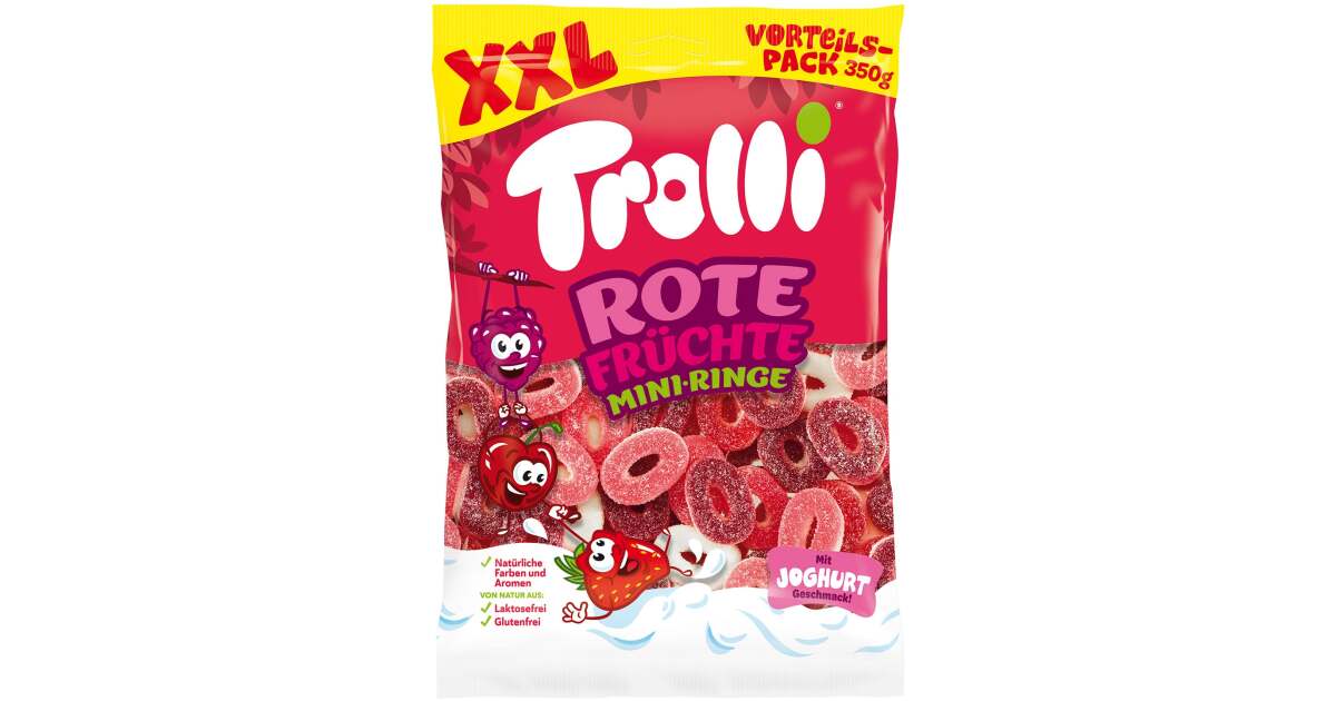 Trolli Red Fruit Mini Rings XXL