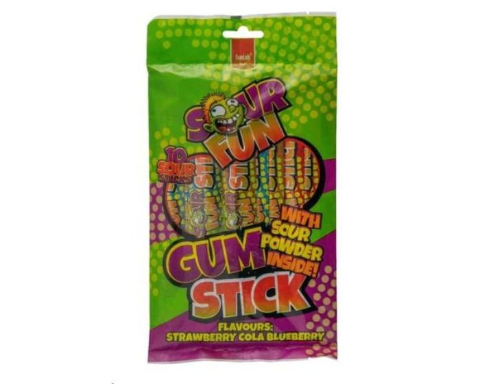 Sour Fun Gum Stick Funlab (10st)