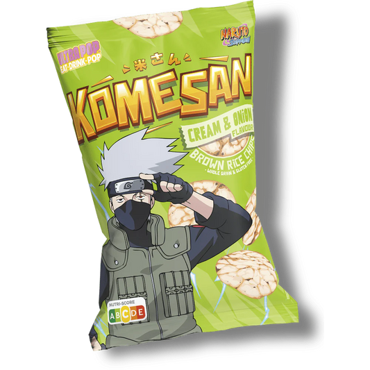 Komesan Naruto Rice Chips Cream And Onion