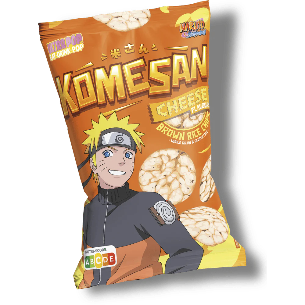 Komesan Naruto Rice Chips Cheese