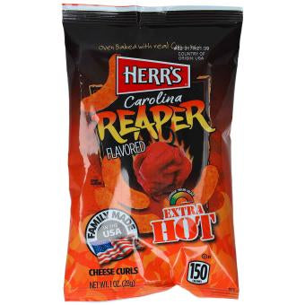 Herr’s Carolina Reaper Cheese Curls Extra Hot (Groot)